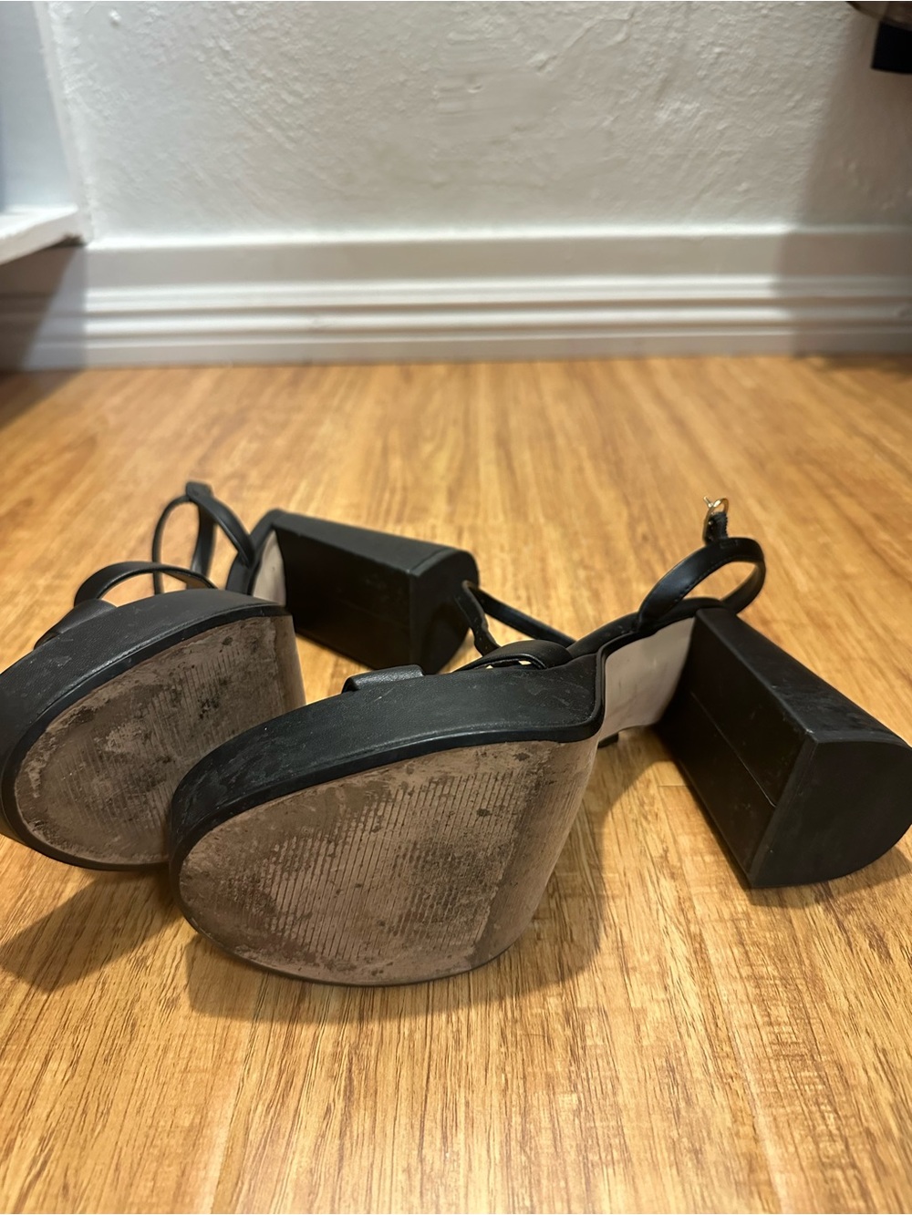 Platform Block Heel Sandals - Picture 3 of 5